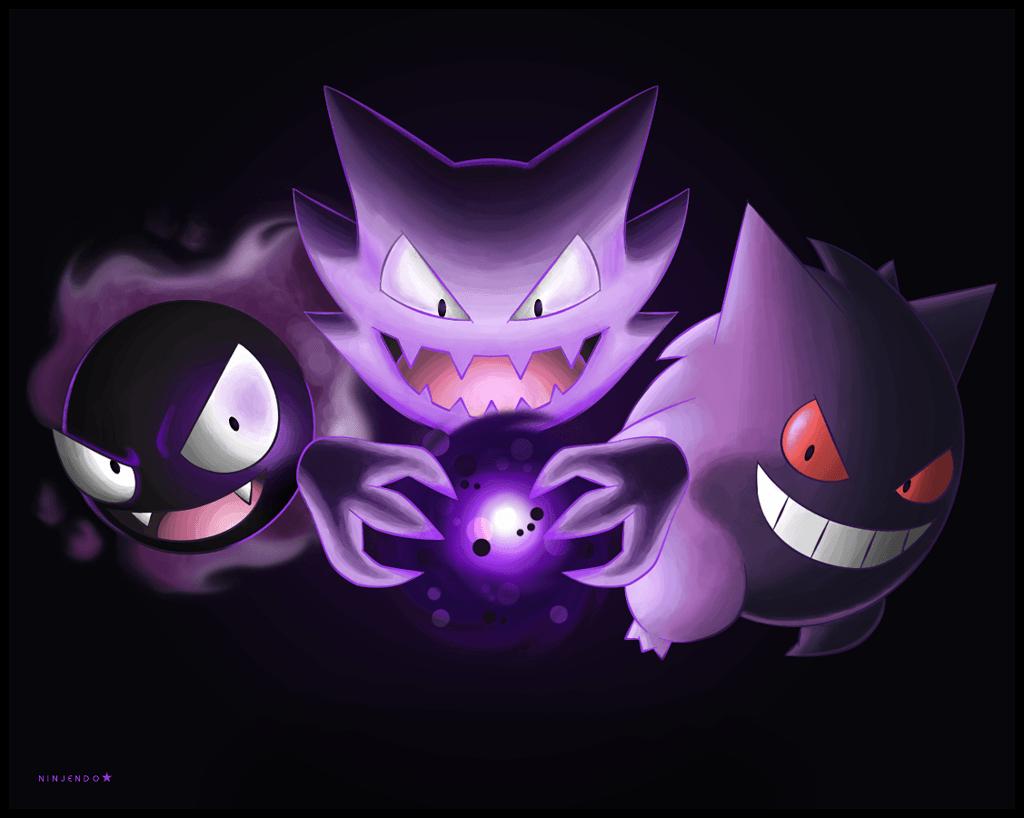 Gengar Wallpaper Explore more Biped Bipedal Pokémon Dark purple Gengar  Pointed Ears wallpaper httpswwwwha  Cute pokemon wallpaper Gengar  Gengar pokemon