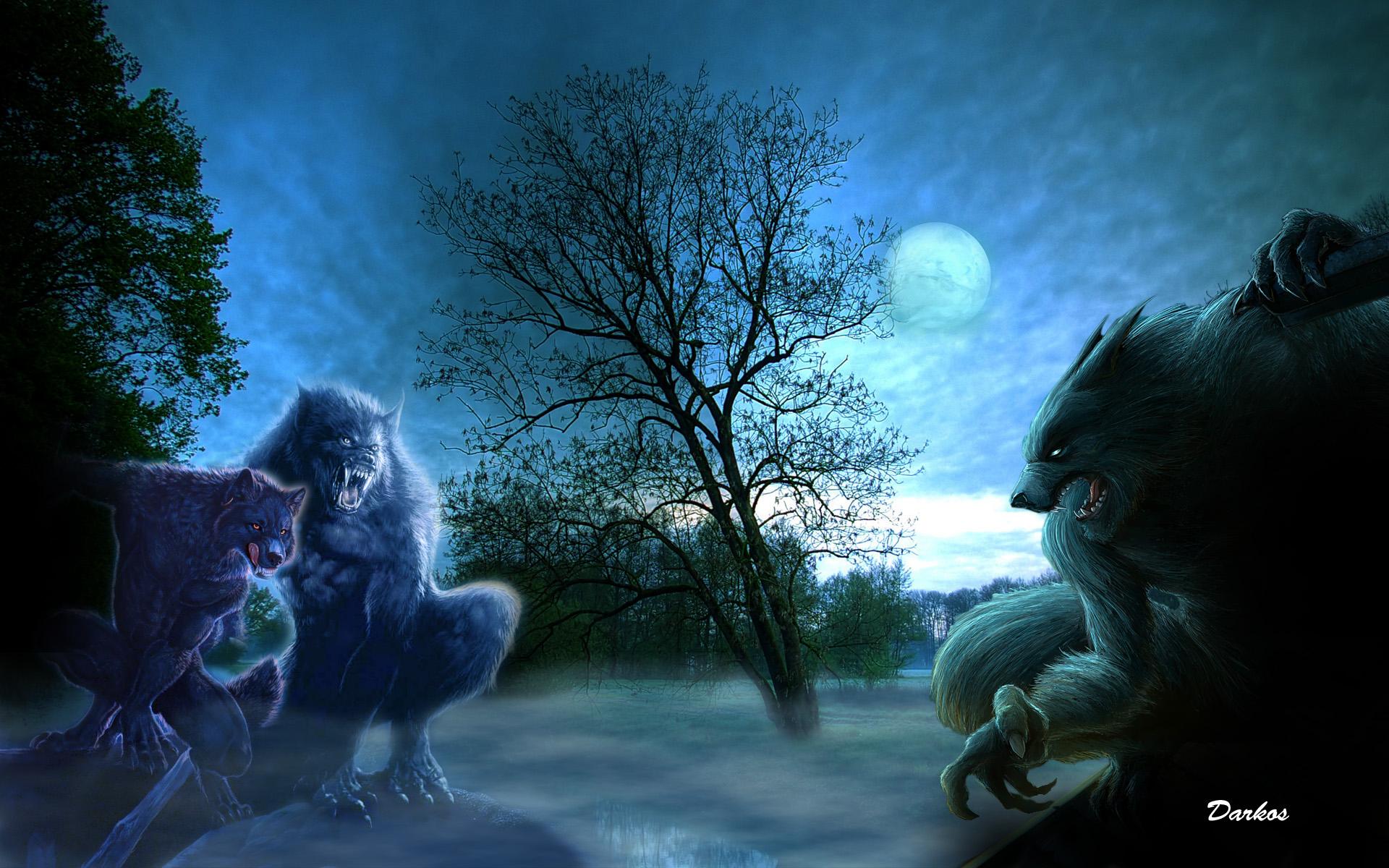 1920x1200 dark, Werewolf, Lycon, Horror Wallpaper HD / Desktop and Mobile Background
