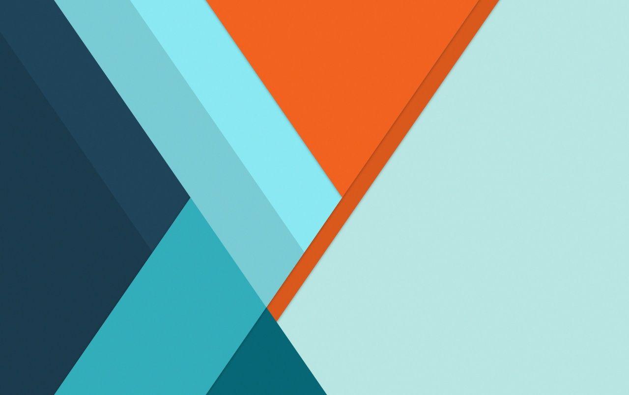 1280x804 Blue Material Design Minimal wallpaper. Blue Material Design