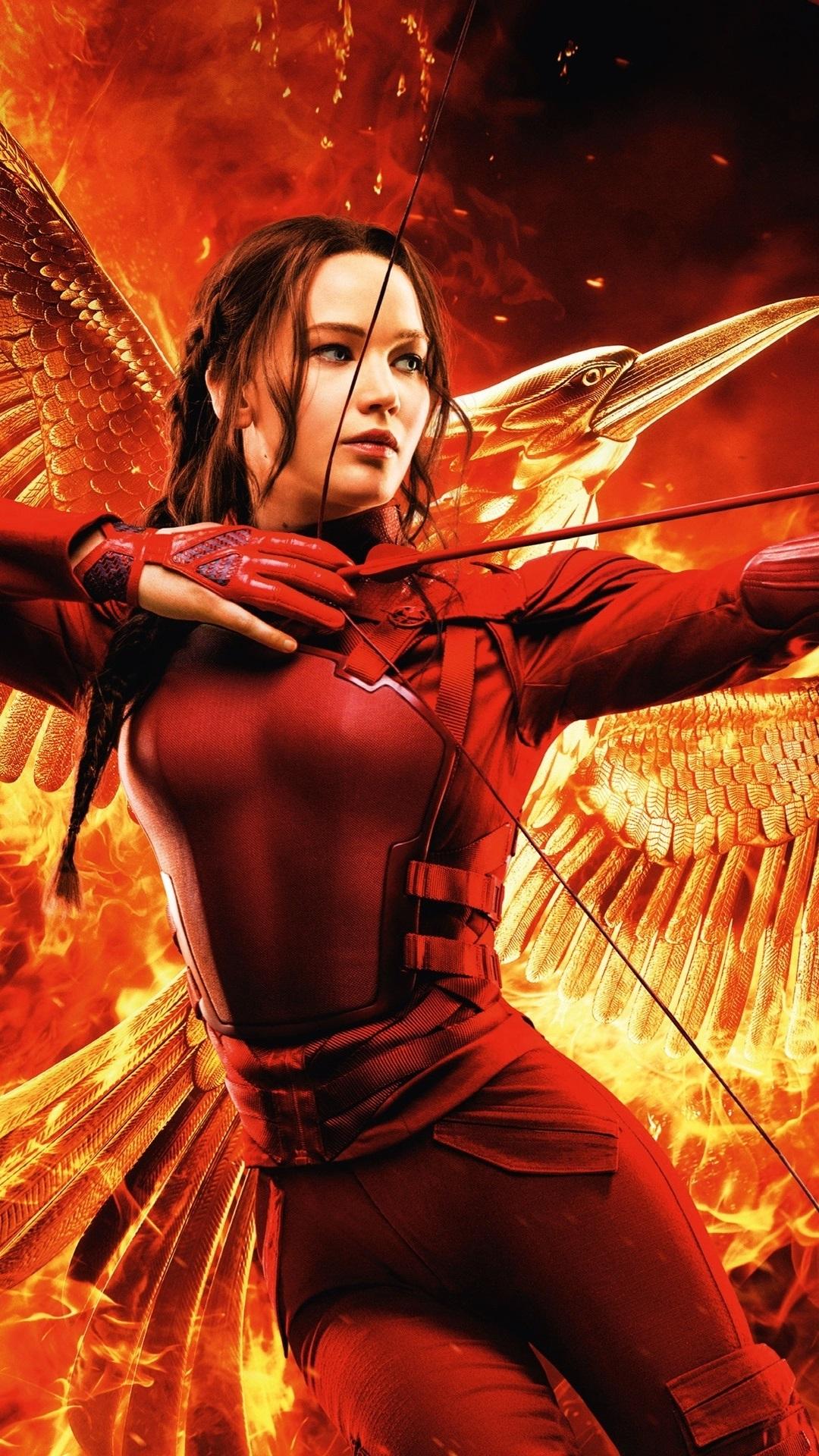 1080x1920 iPhone Wallpaper Jennifer Lawrence, The Hunger Games Everdeen Wallpaper iPhone