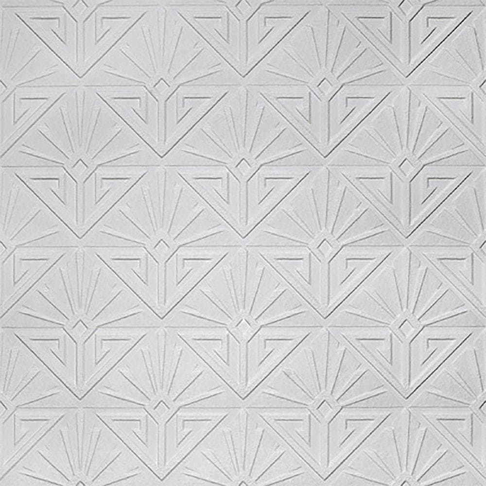 1000x1000 Reviews For Anaglypta Deco Paradiso Paintable Luxury Vinyl White & Off White Wallpaper Sample Home Depot