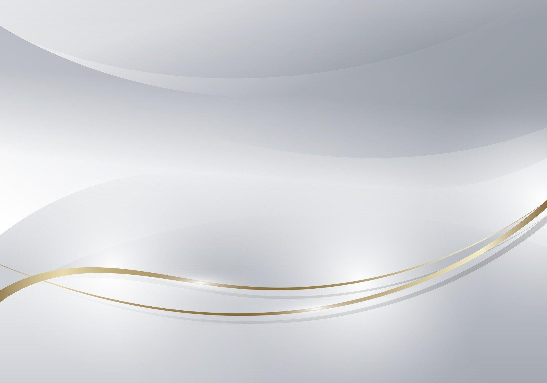 1920x1344 Abstract golden glowing wave lines on white and gray curved clean background luxury style
