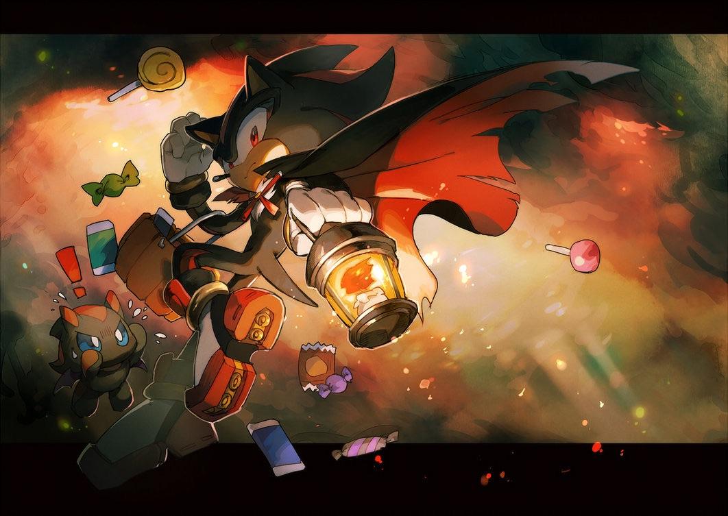 1062x753 Enhanced Halloween Sonic Channel wallpaper. Sonic the Hedgehog
