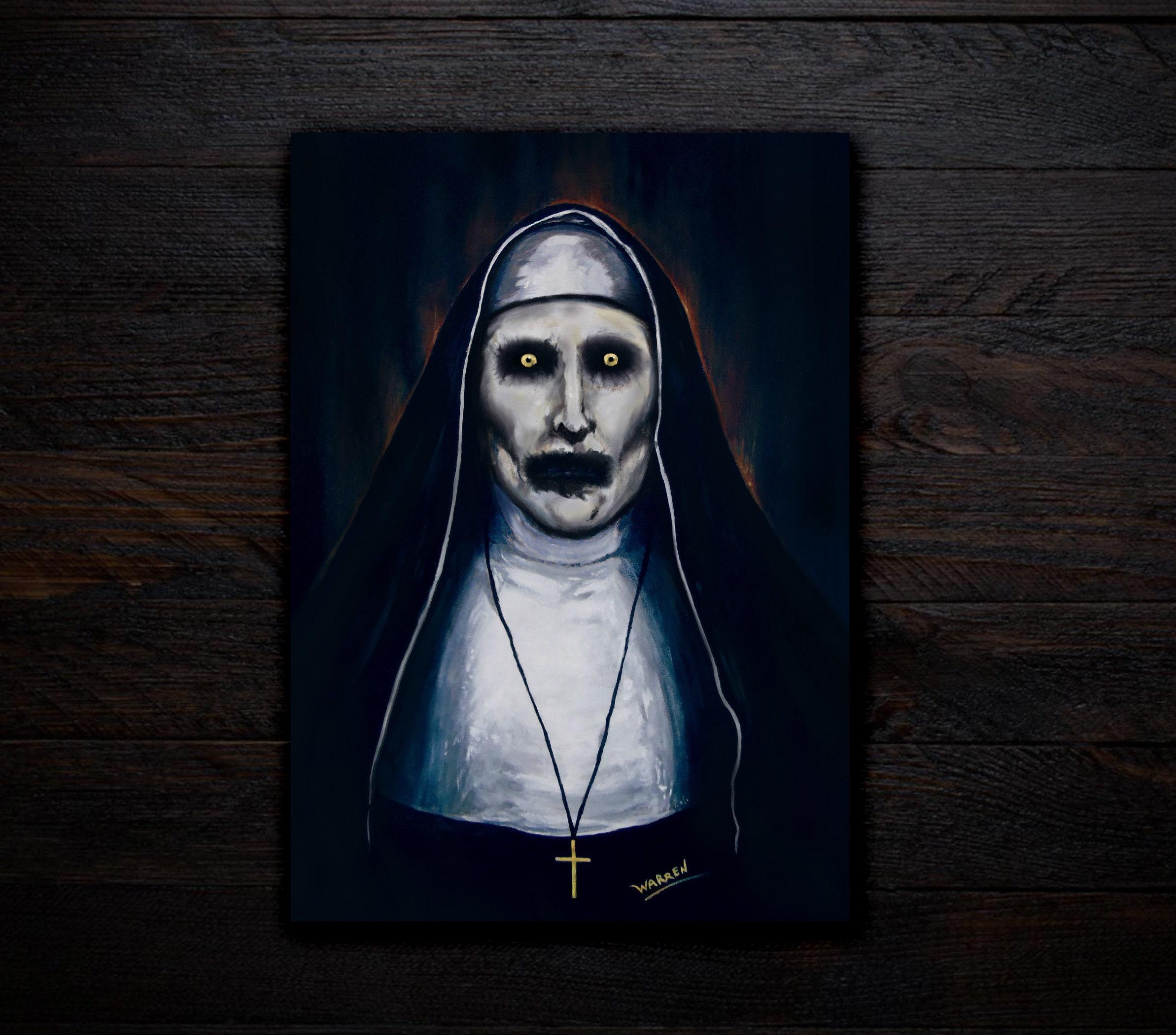 2386x2100 Valak lights Out Version Painting Replica Print