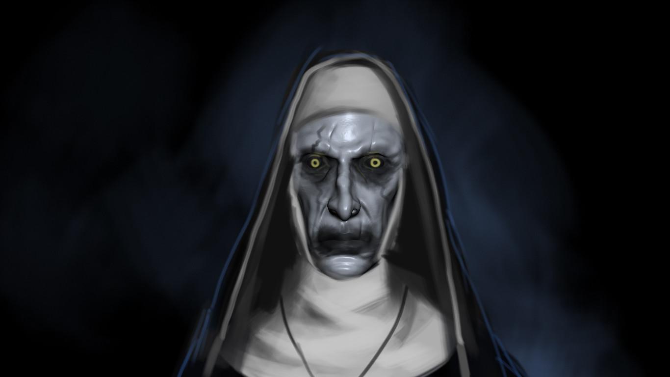 1366x768 Valak Conjuring HD Wallpaper