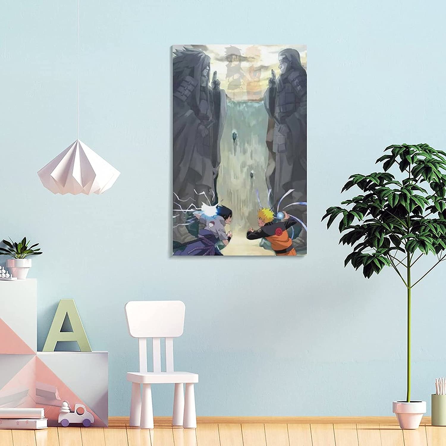 1500x1500 Naruto Anime SasukeCanvas Decoration Poster and Wall Art Picture Print Modern Family Bedroom Decor Artwork20x30inch(50x75cm): Posters & Prints