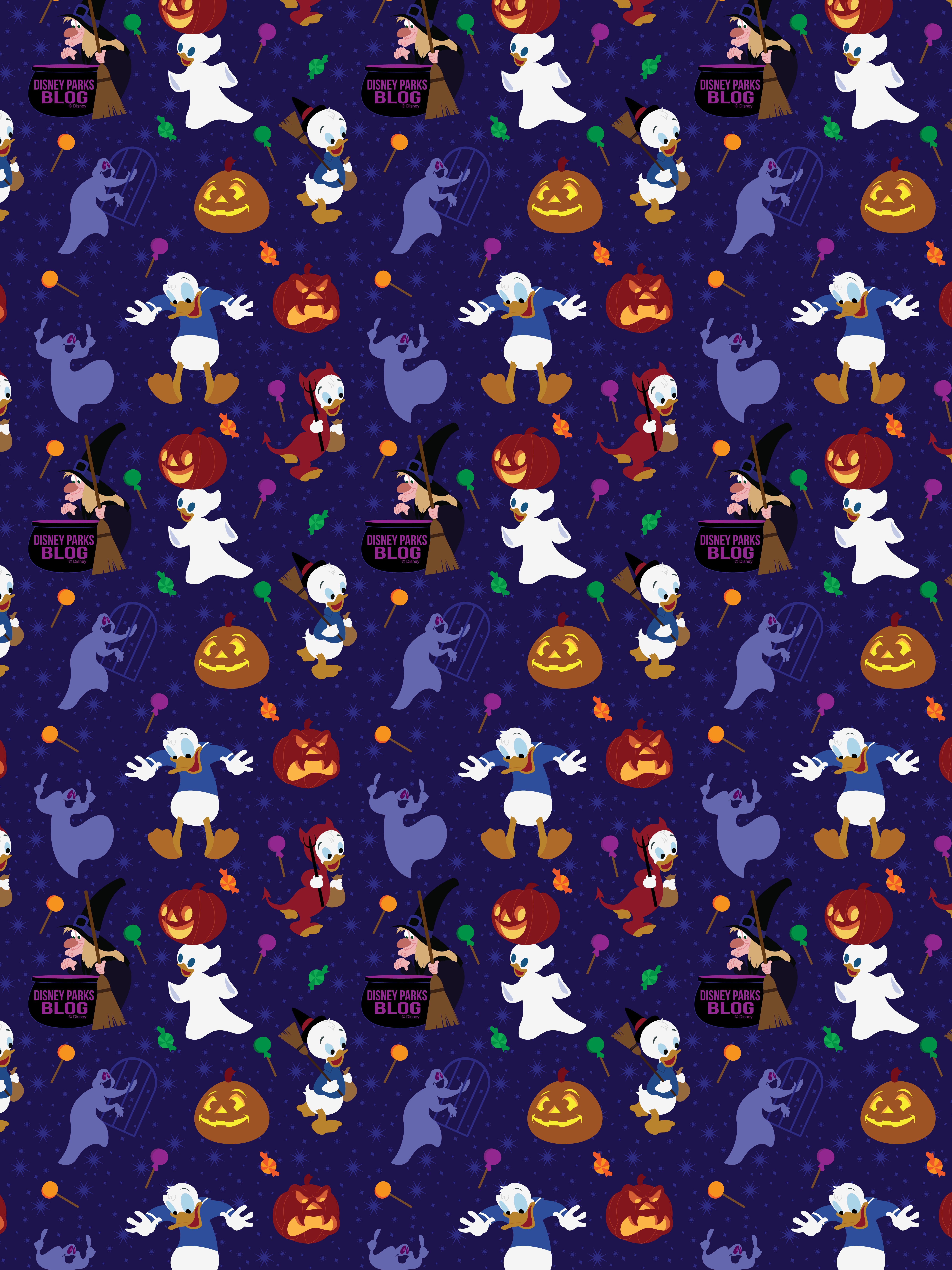 6400x8533 Donald Duck Halloween Wallpaper