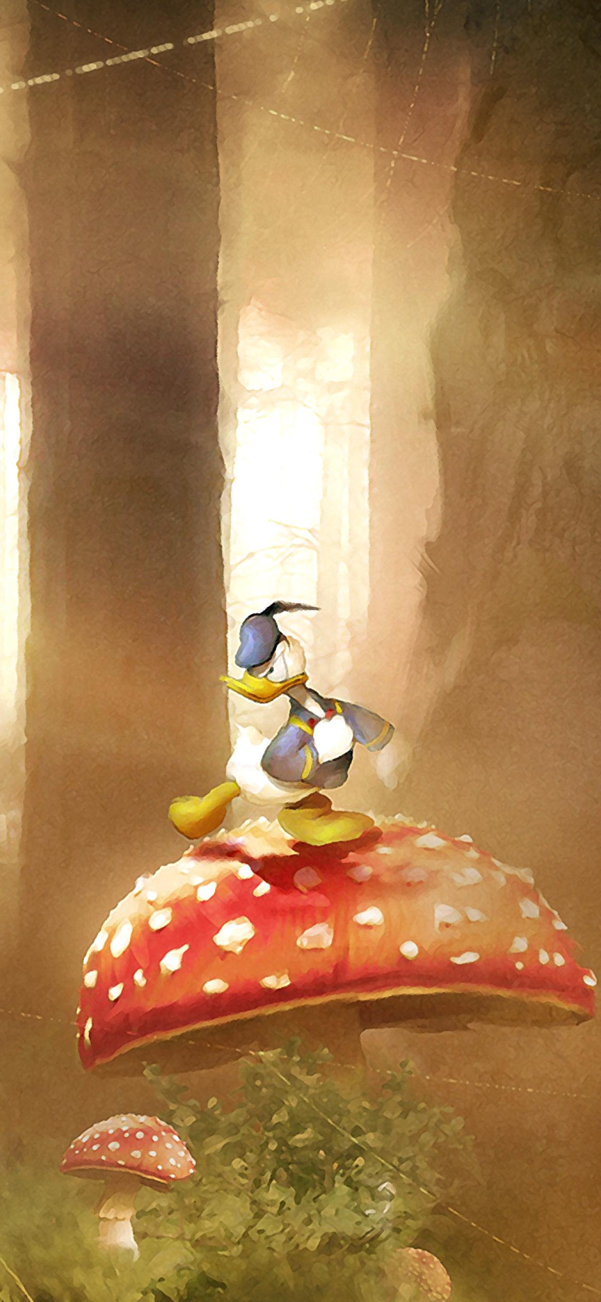 1170x2532 Mickey Mouse and Donald Duck Wallpaper for iPhone 12 Pro