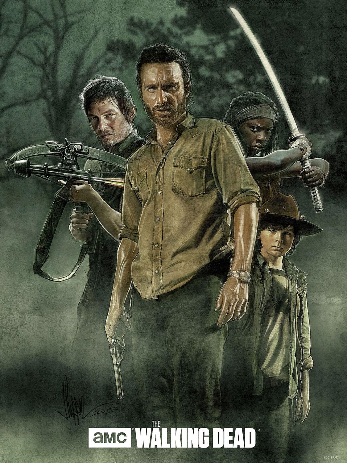 1125x1500 Official AMC 'The Walking Dead' Art Print