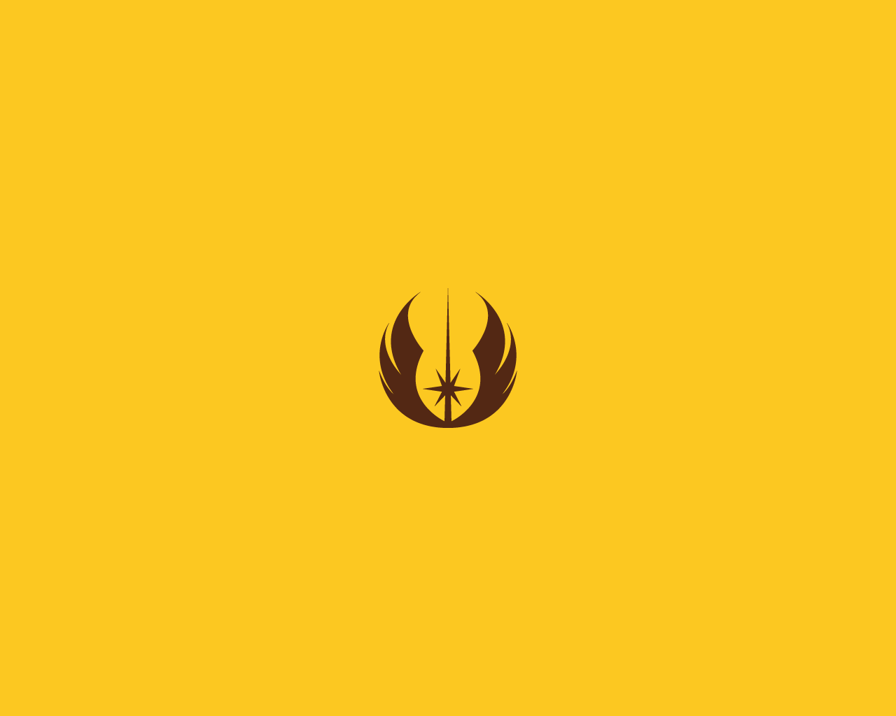 1280x1024 Jedi Logo Wallpaper