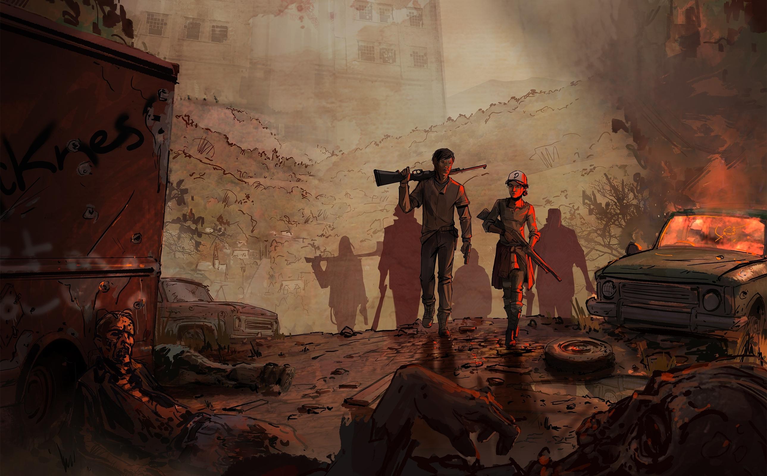 2578x1600 Clementine (The Walking Dead) HD Wallpaper and Background Image