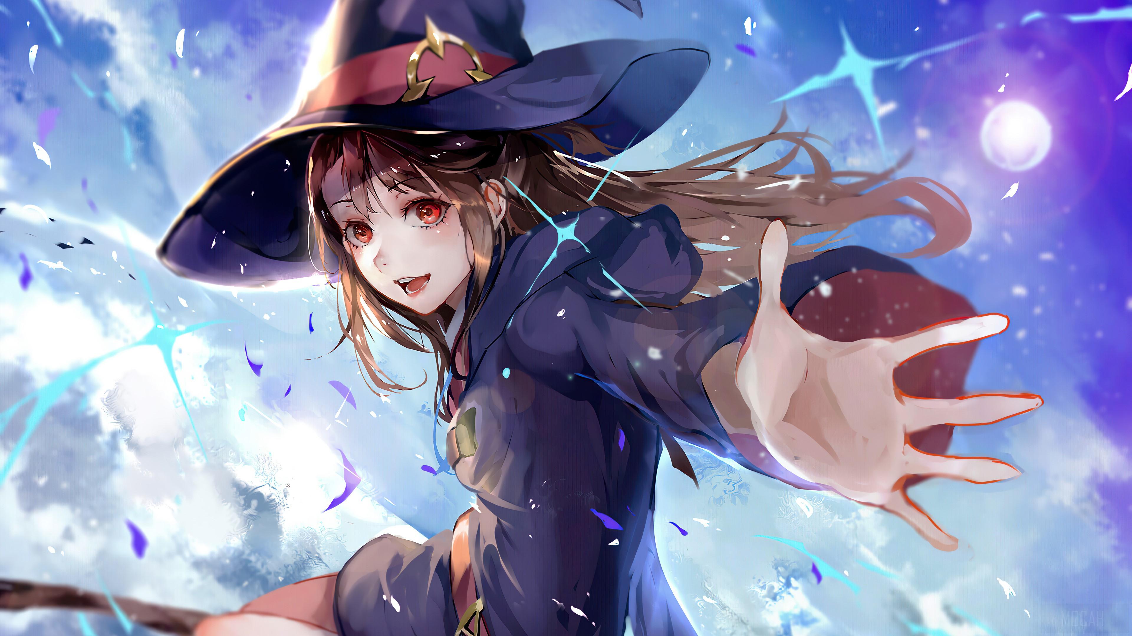 3840x2160 little witch academia HD wallpaper, Background
