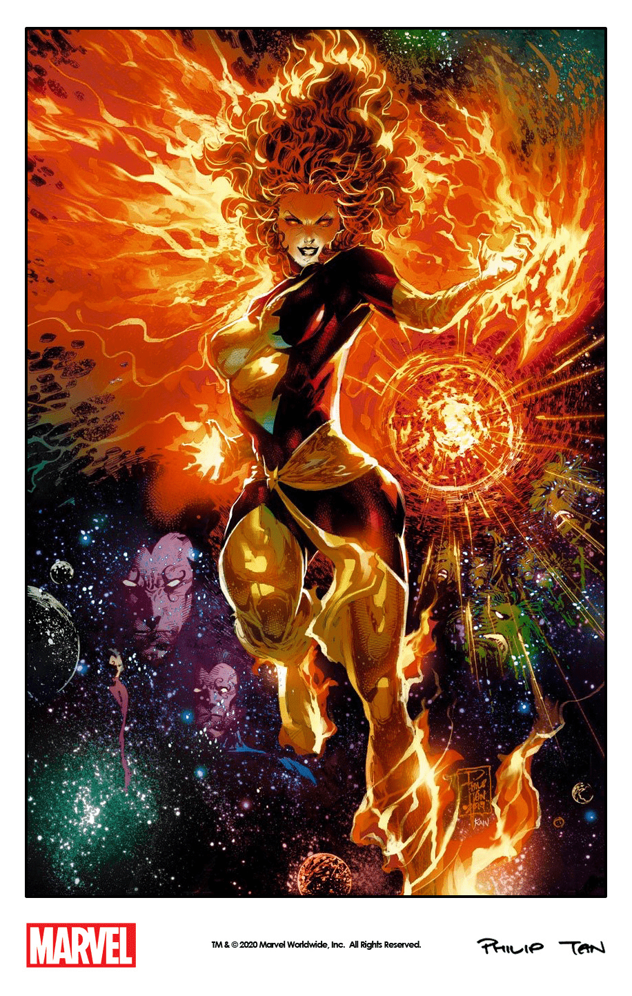 916x1443 Excalibur Dark Phoenix Saga 40th Anniversary Variant Philip Tan. Marvel jean grey, Dark phoenix, Marvel art