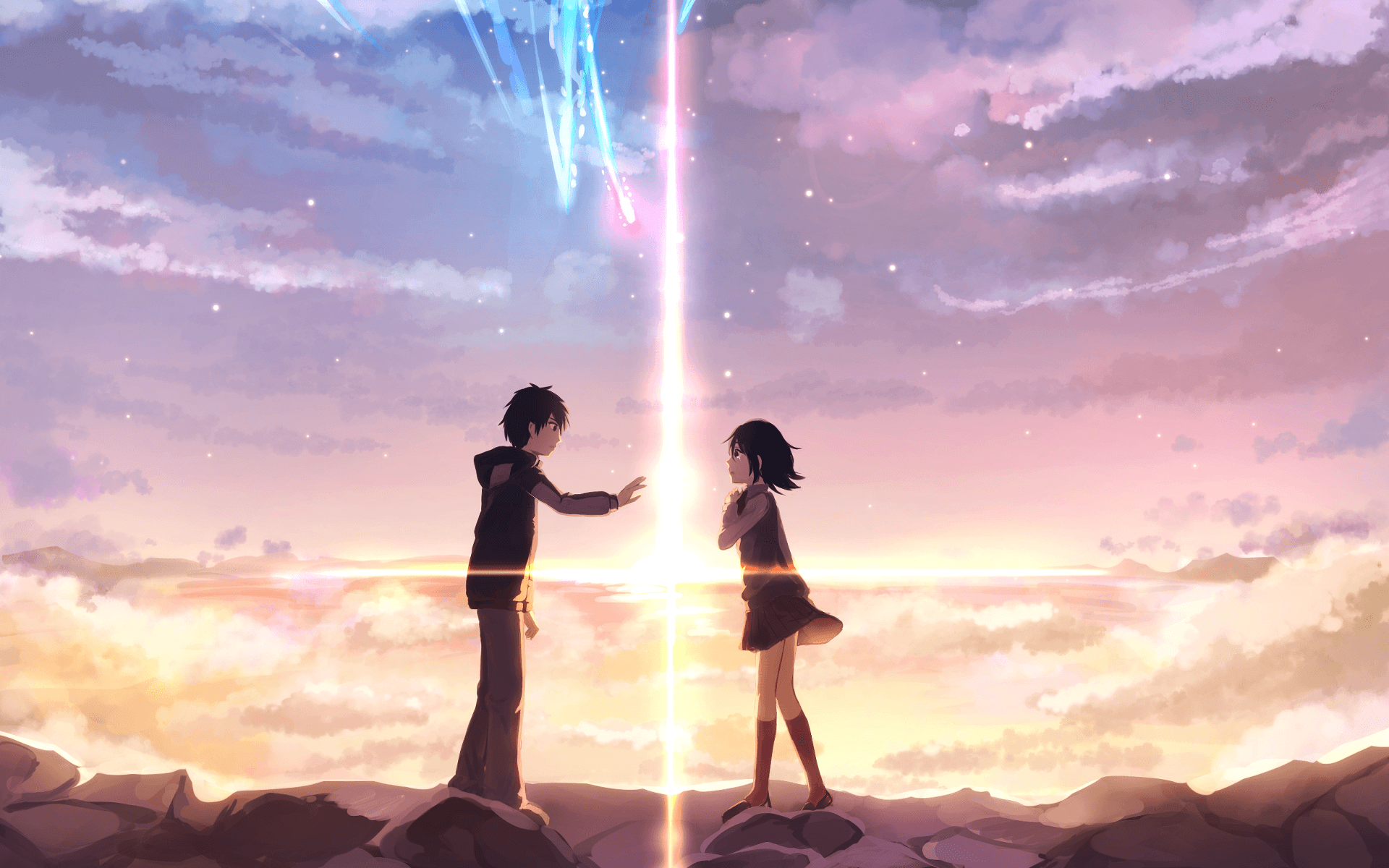 1920x1200 Kimi No Na Wa Wallpaper Wallpaper No Na Wa Wallpaper Couple