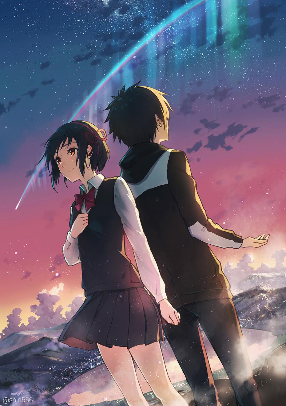 930x1316 Kimi no Na wa. (Your Name.), Mobile Wallpaper Anime Image Board
