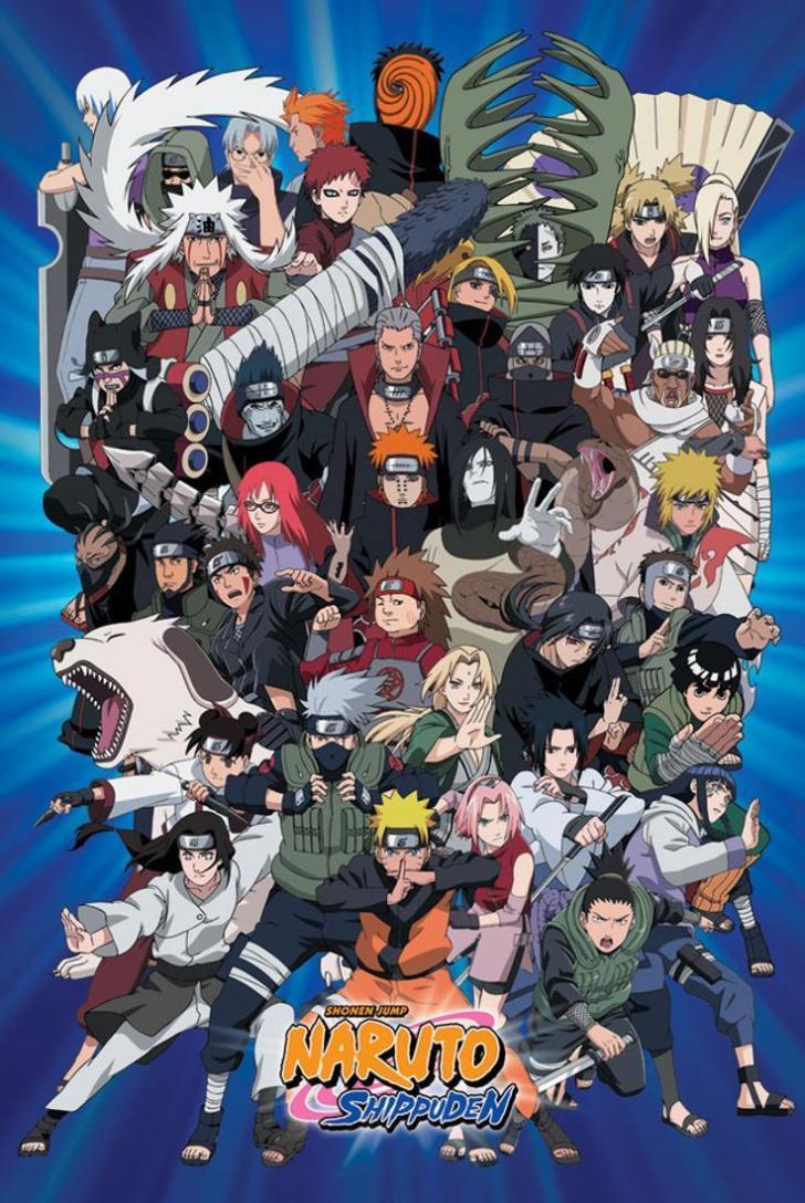 728x1088 Wallpaper HD: Naruto, Characters, Poster, X, Anime, Manga, Shippuden