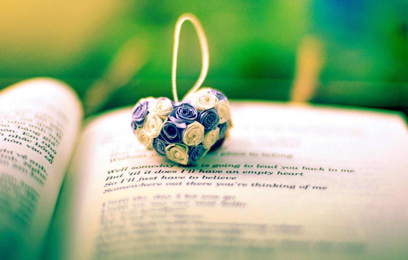 1332x850 Wallpaper flowers, background, the inscription, widescreen, Wallpaper, mood, heart, book, wallpaper, line, flowers, heart, owner, widescreen, floral, background image for desktop, section настроения