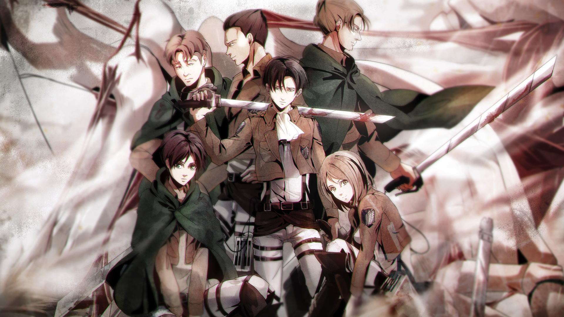1920x1080 Desktop Wallpaper Attack On Titan, All Characters, Anime, HD Image, Picture, Background, 944a09