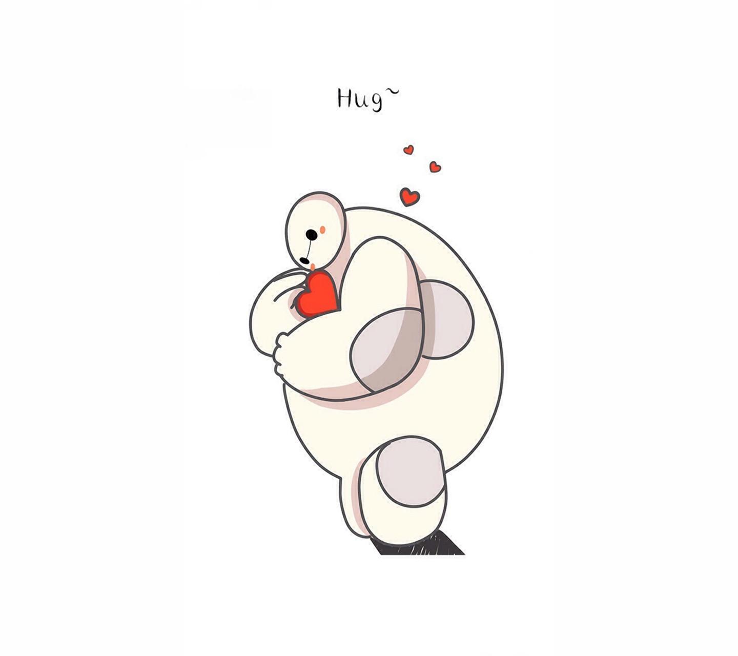 1440x1280 Download Baymax Hug 1440 x 1280 Wallpaper hug hero big bighero6 baymax cartoon disney cute