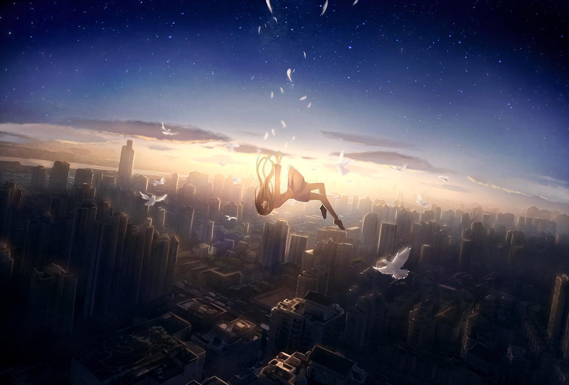 Anime Falling Wallpapers - Top Free Anime Falling Backgrounds -  WallpaperAccess
