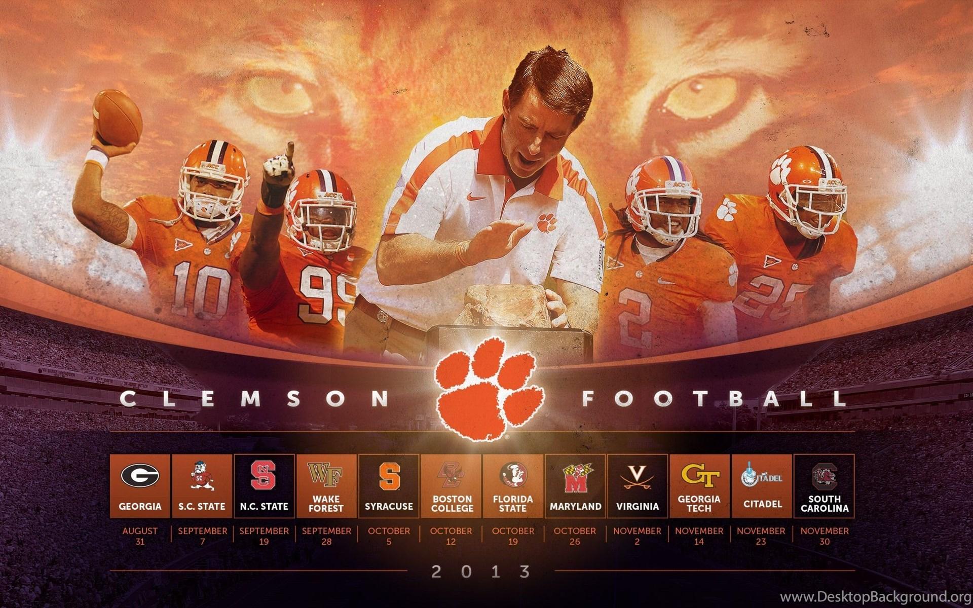 1920x1200 CLEMSON TIGERS College Football Wallpaper Desktop Background