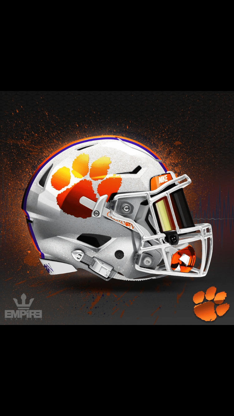 750x1334 Clemson Tiger Desk Top Picture