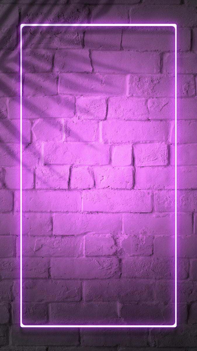 675x1200 Tropical pink neon lights phone