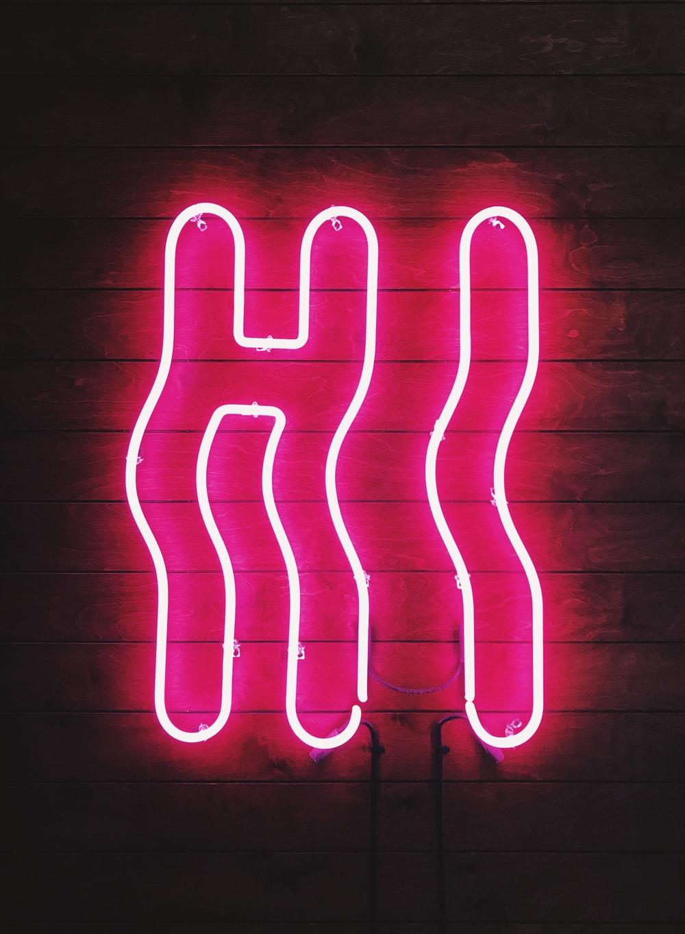 Pink Neon Lights Wallpapers Top Free Pink Neon Lights Backgrounds WallpaperAccess