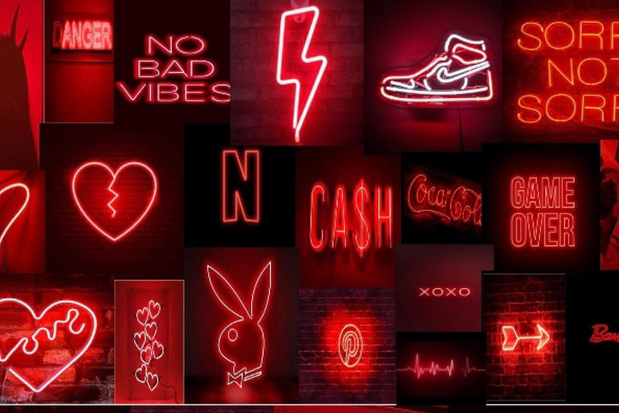 Neon Red Aesthetic Wallpapers Top Free Neon Red Aesthetic Backgrounds Wallpaperaccess 7515