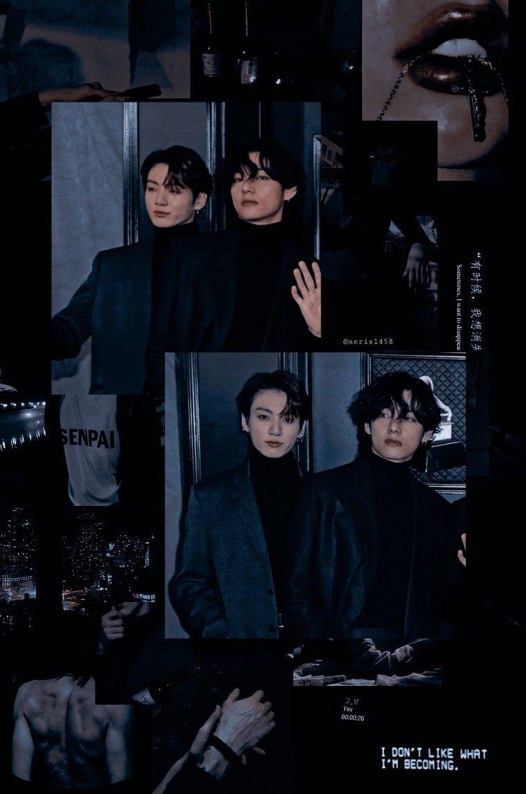 755x1138 Taekook Aesthetic Wallpaper