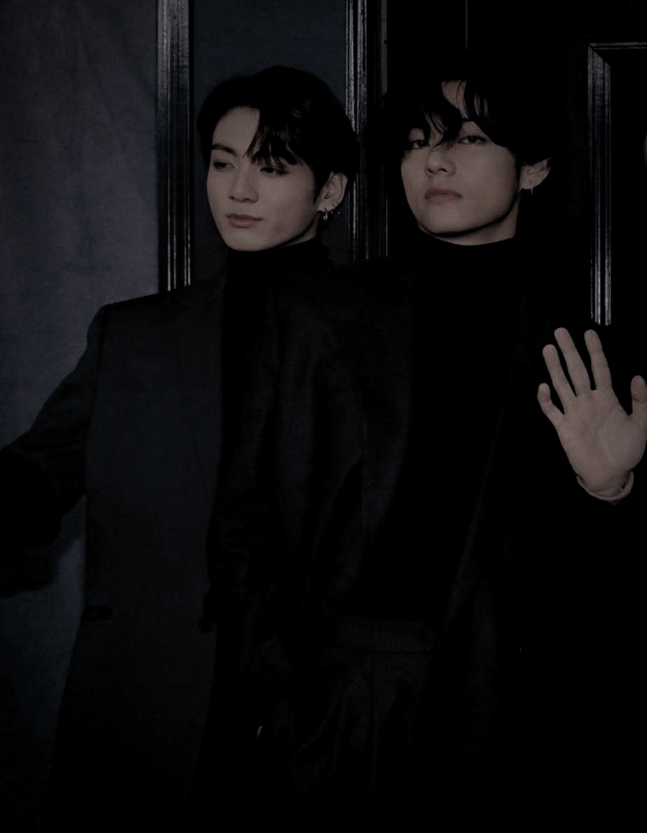 923x1188 Taekook Aesthetic Wallpaper Black