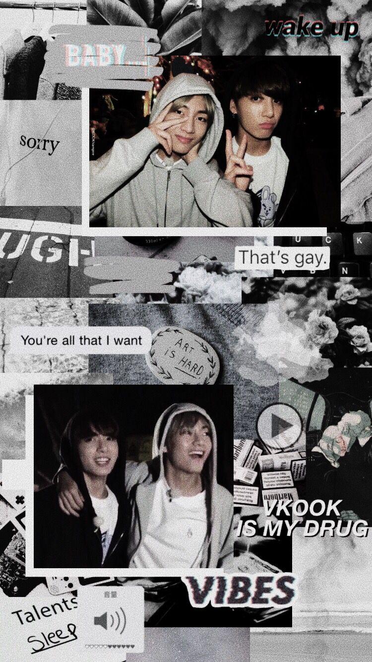 Vkook Aesthetic Wallpapers - Top Free Vkook Aesthetic Backgrounds ...