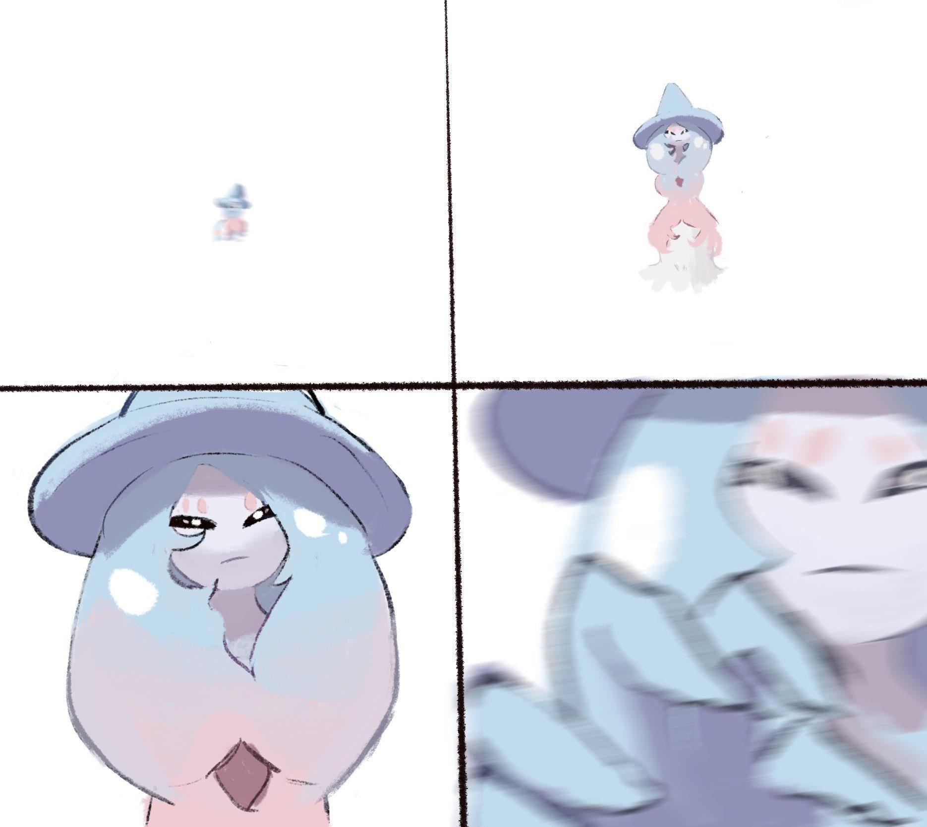 1870x1667 NOISE DETECTED. Hatterene. Pokemon, Pokemon memes, Pokemon funny