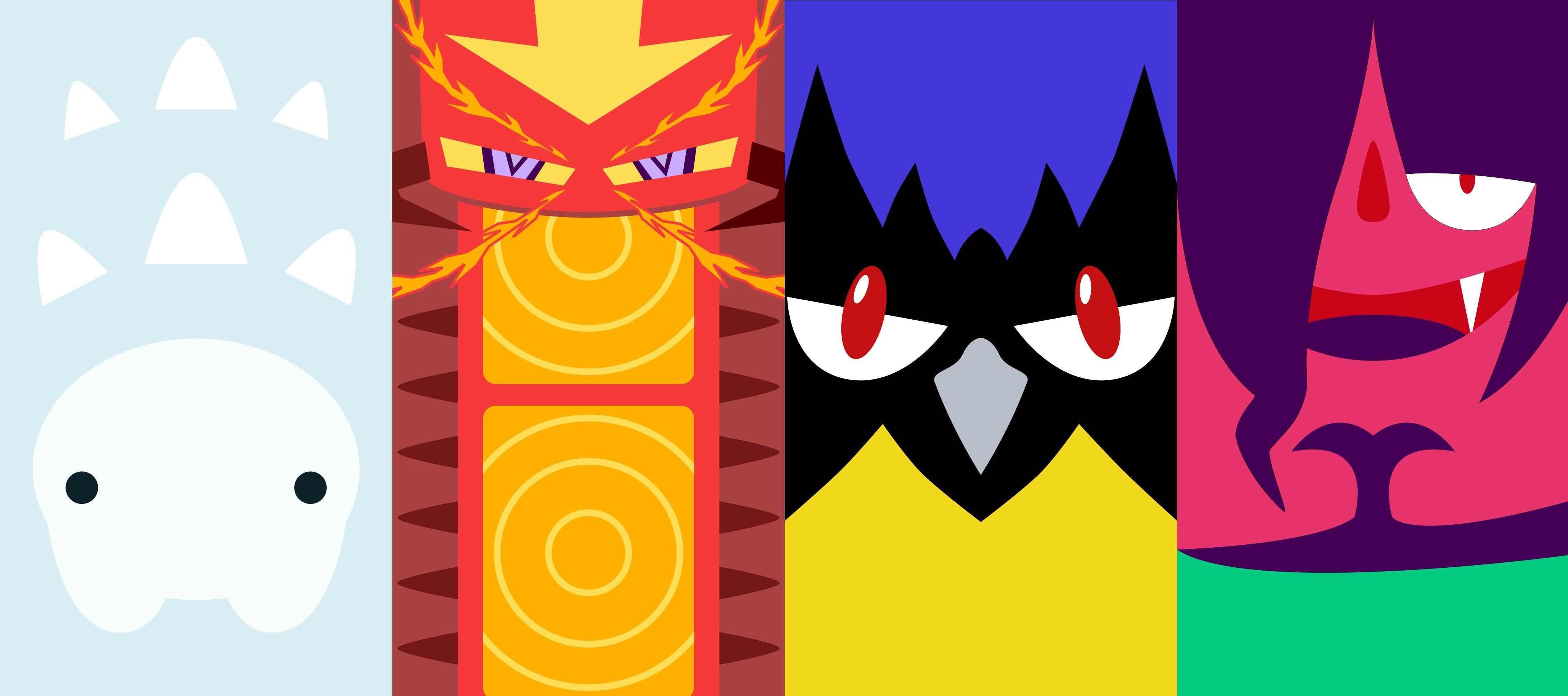 4376x1942 These Galarian Pokemon wallpaper have been fun to make!: pokemon