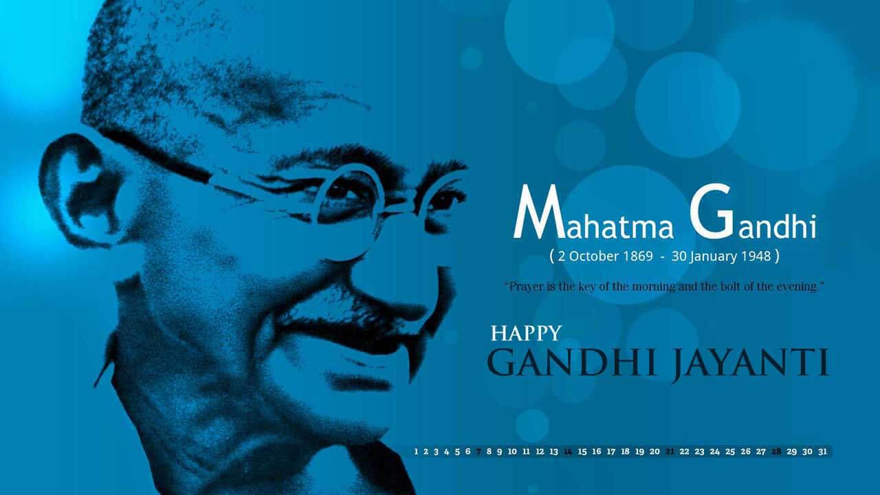 1280x720 Gandhi Jayanti October 2 HD Desktop Wallpaper