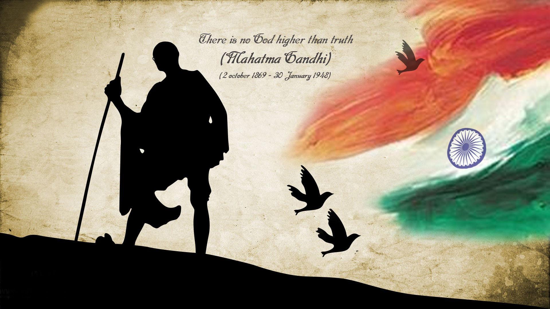 1920x1080 Mahatma Gandhi Jayanti 2nd October HD wallpaper