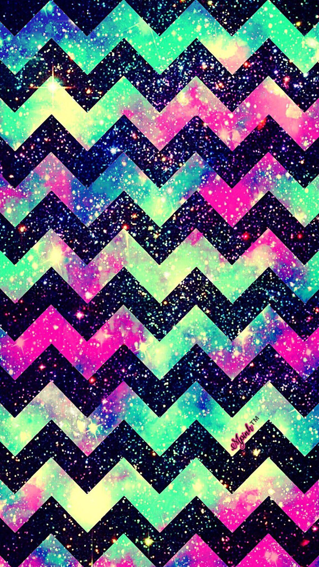 1024x1820 Punk Chevron Galaxy interesting art chevron glitter spa. Chevron wallpaper, Pink chevron wallpaper, Samsung wallpaper