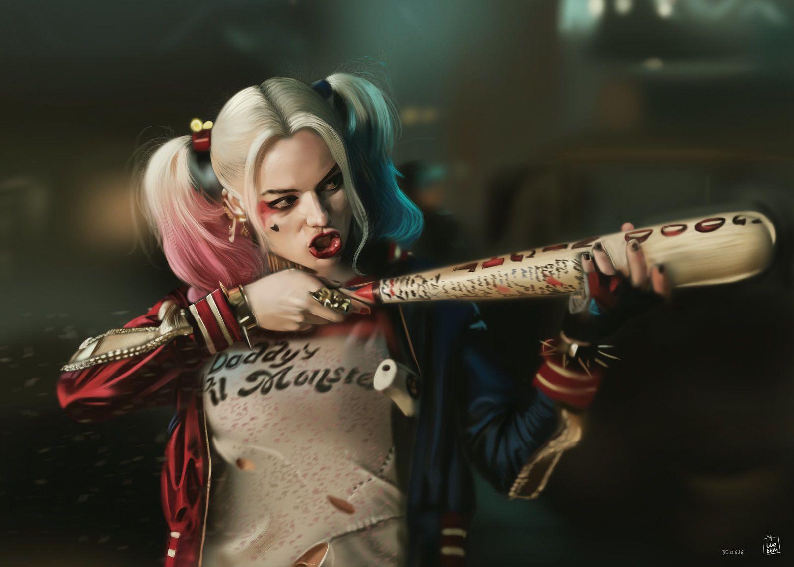 1600x1143 Suicide Squad Harley Quinn Hình nền Phim HD