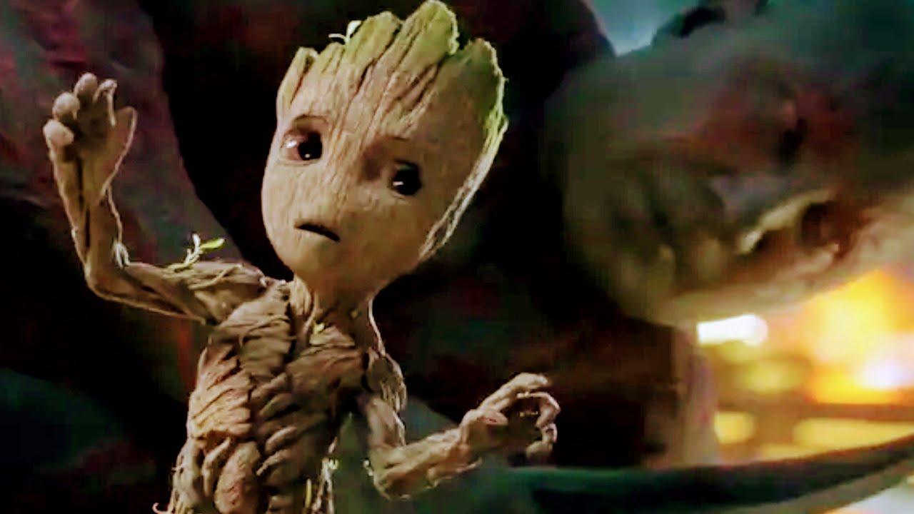 Baby Groot Dancing Wallpapers - Top Free Baby Groot Dancing Backgrounds ...