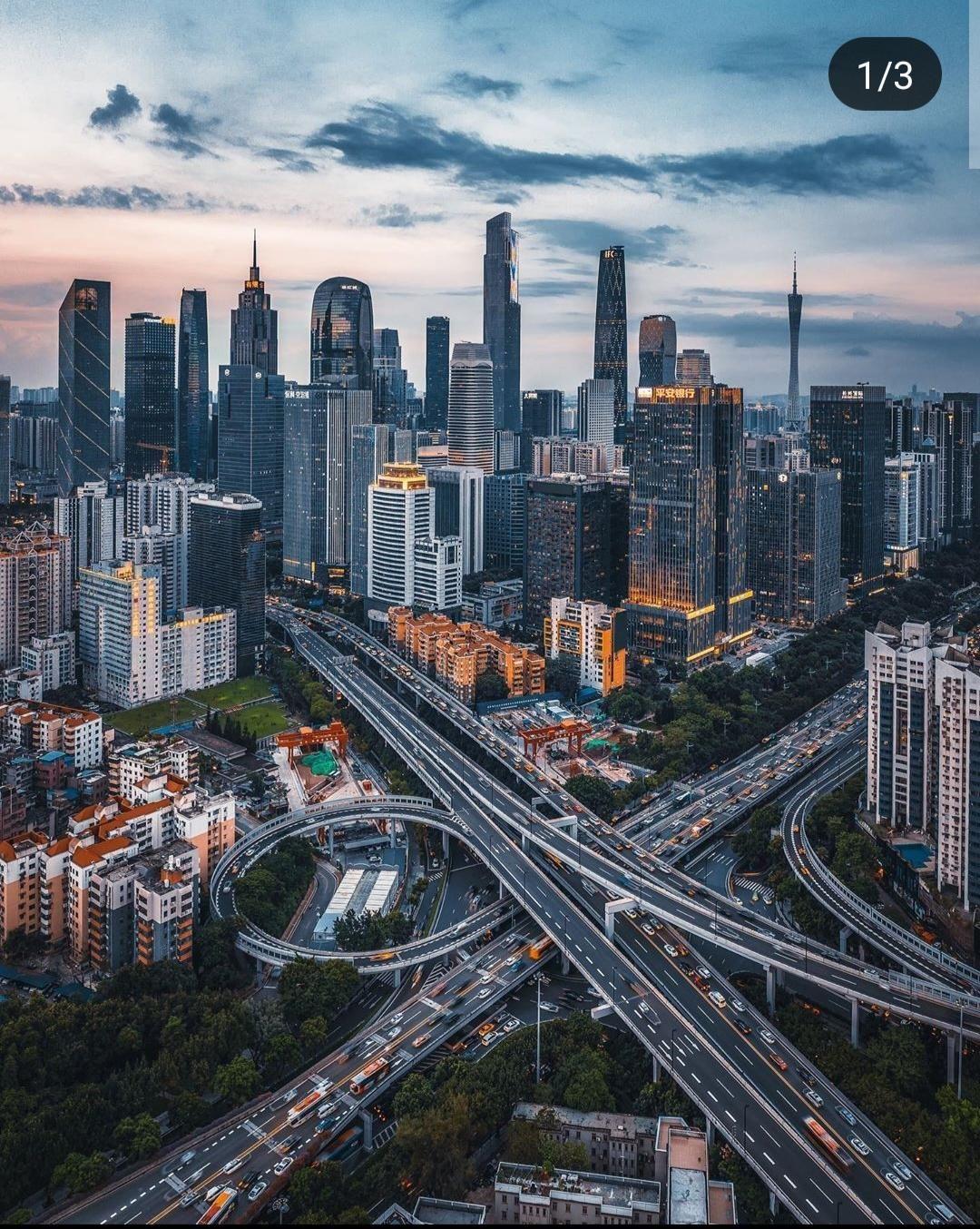 1080x1354 Guangzhou #city #cities #buildings #photography. China city, City aesthetic, City photography