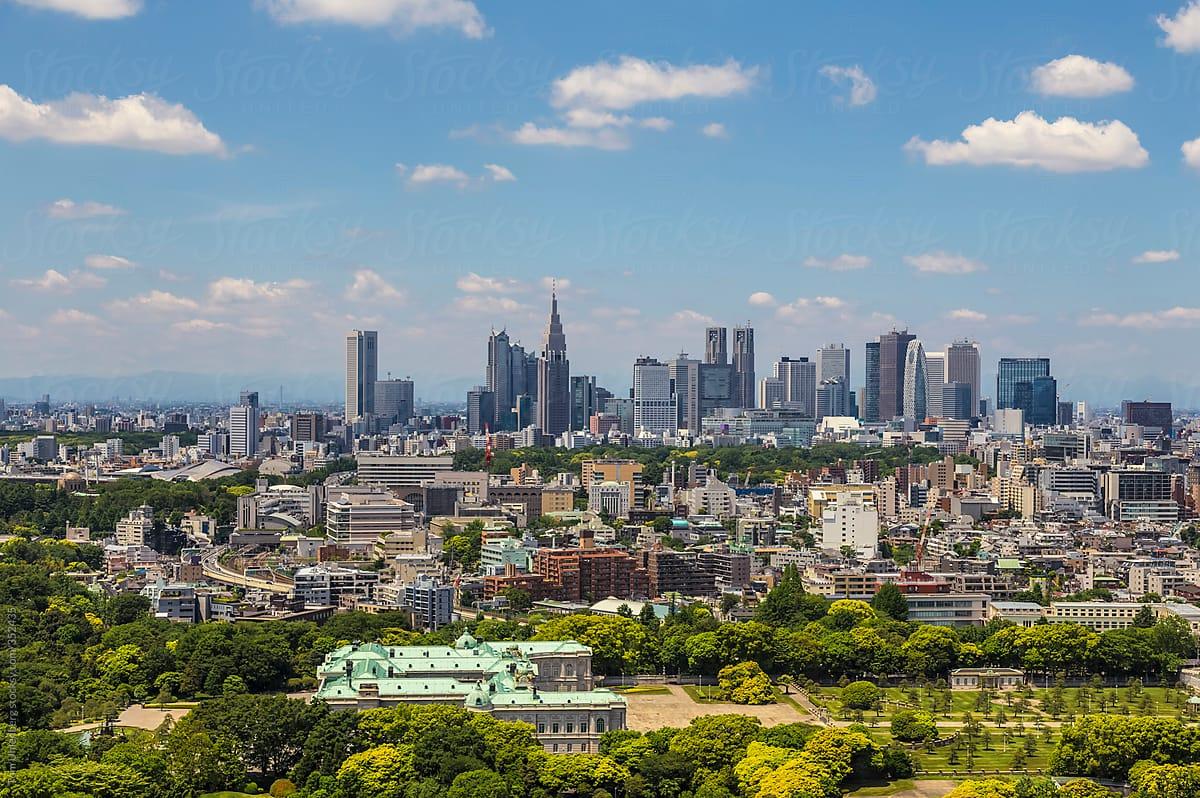1200x798 Tokyo Skyline In Shinjuku As Seen From Minato Ward