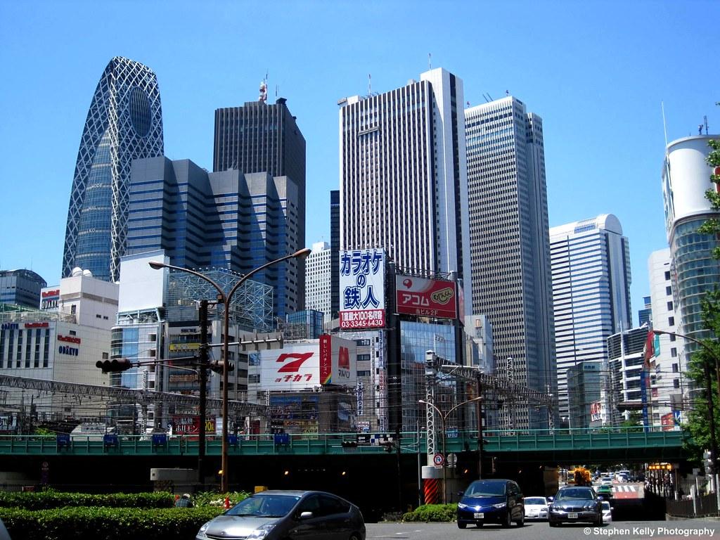 1024x768 Shinjuku Skyline, Tokyo