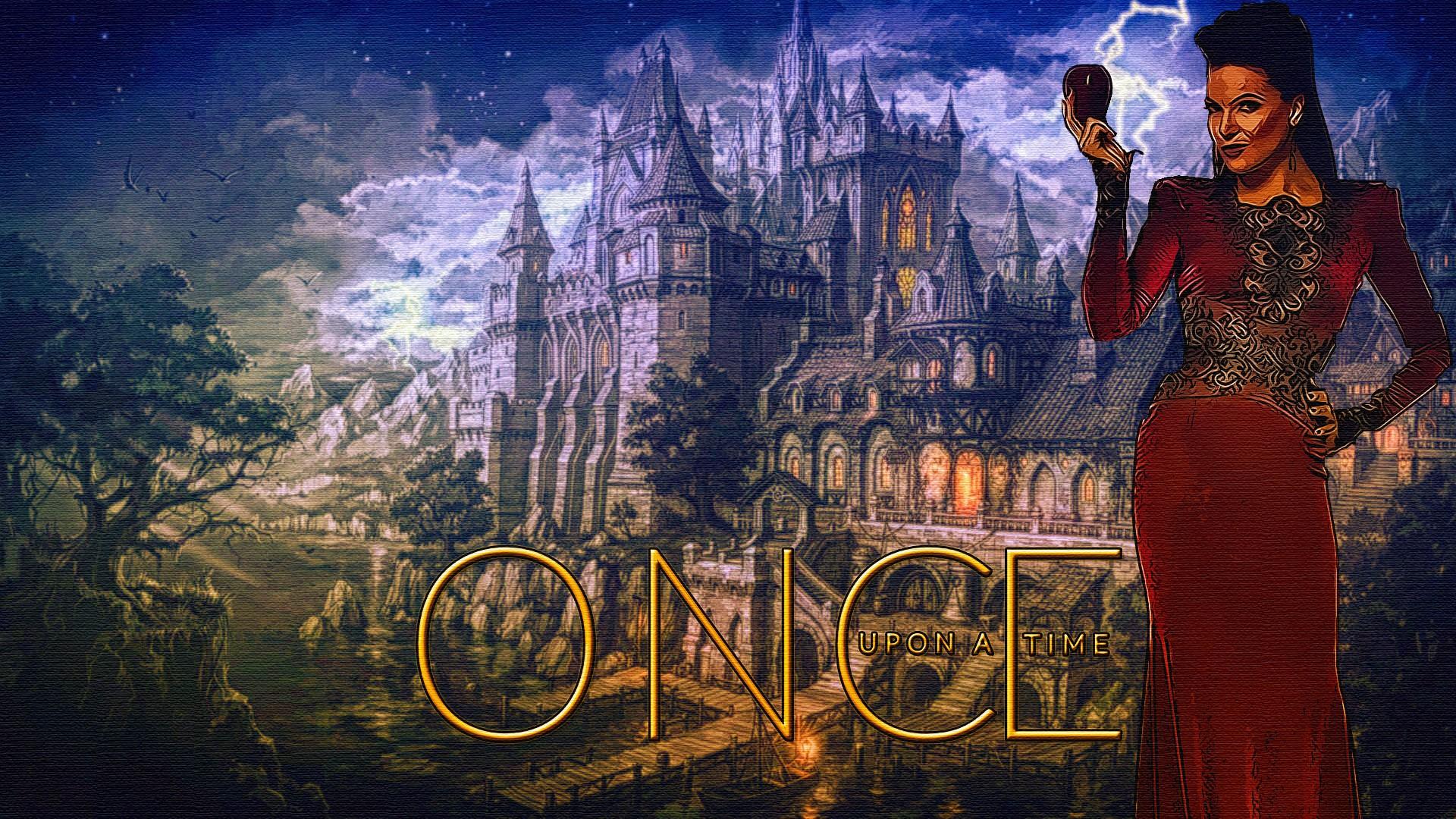 1920x1080 once upon a time the evil queen evil queen regina mills lana parrilla castle Wallpaper HD / Desktop and Mobile Background