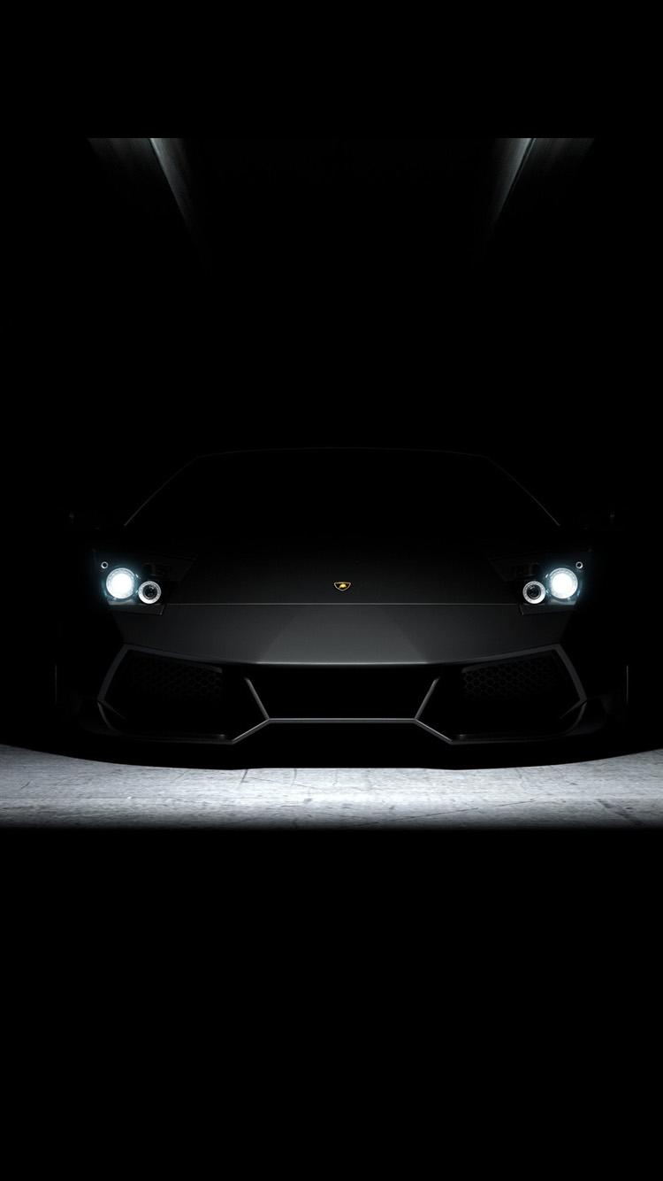 750x1334 Black Lamborghini theme Free Download Wallpaper for Phone