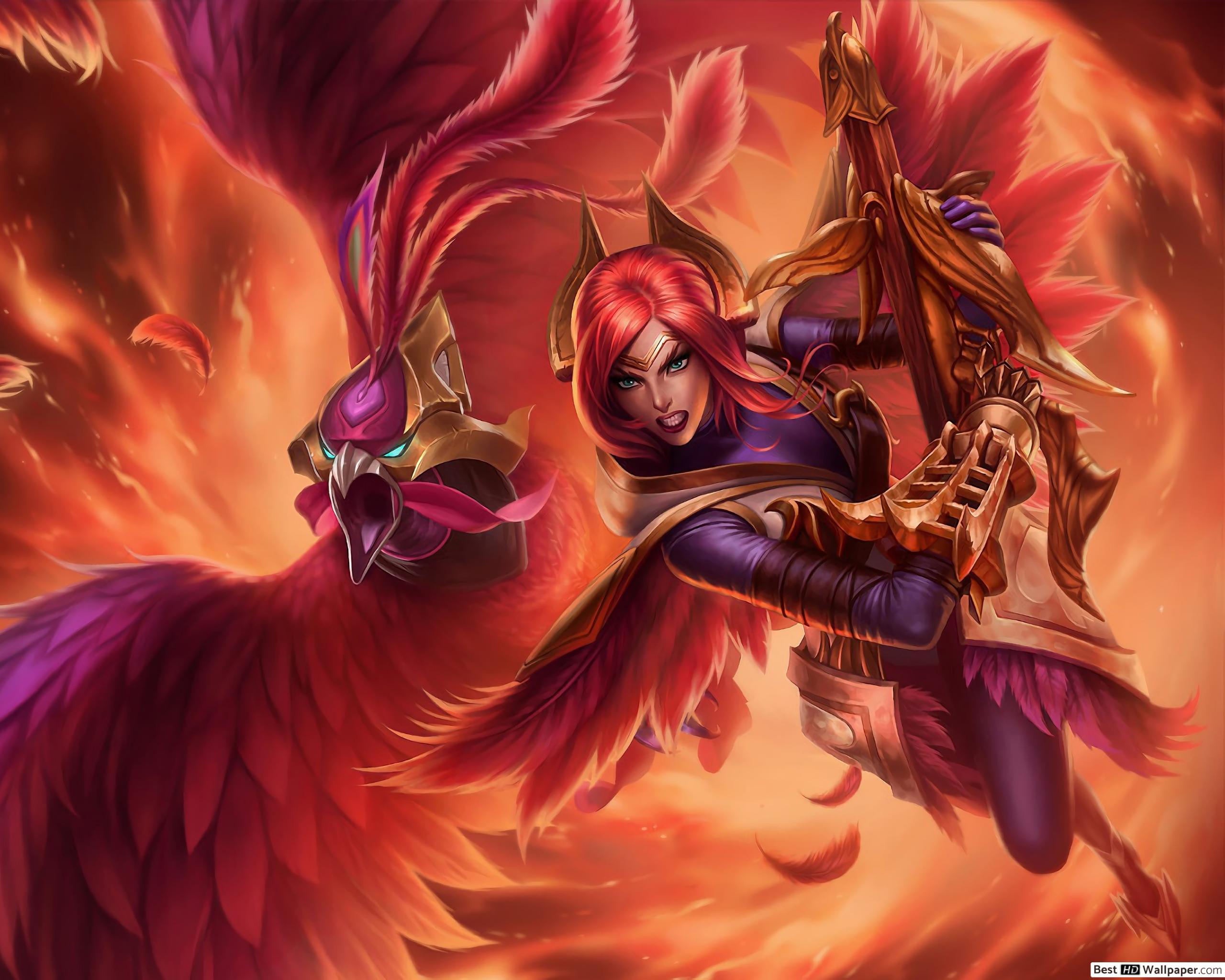 2560x2048 Phoenix 'Quinn' Splash Art of Legends (LOL) HD wallpaper download