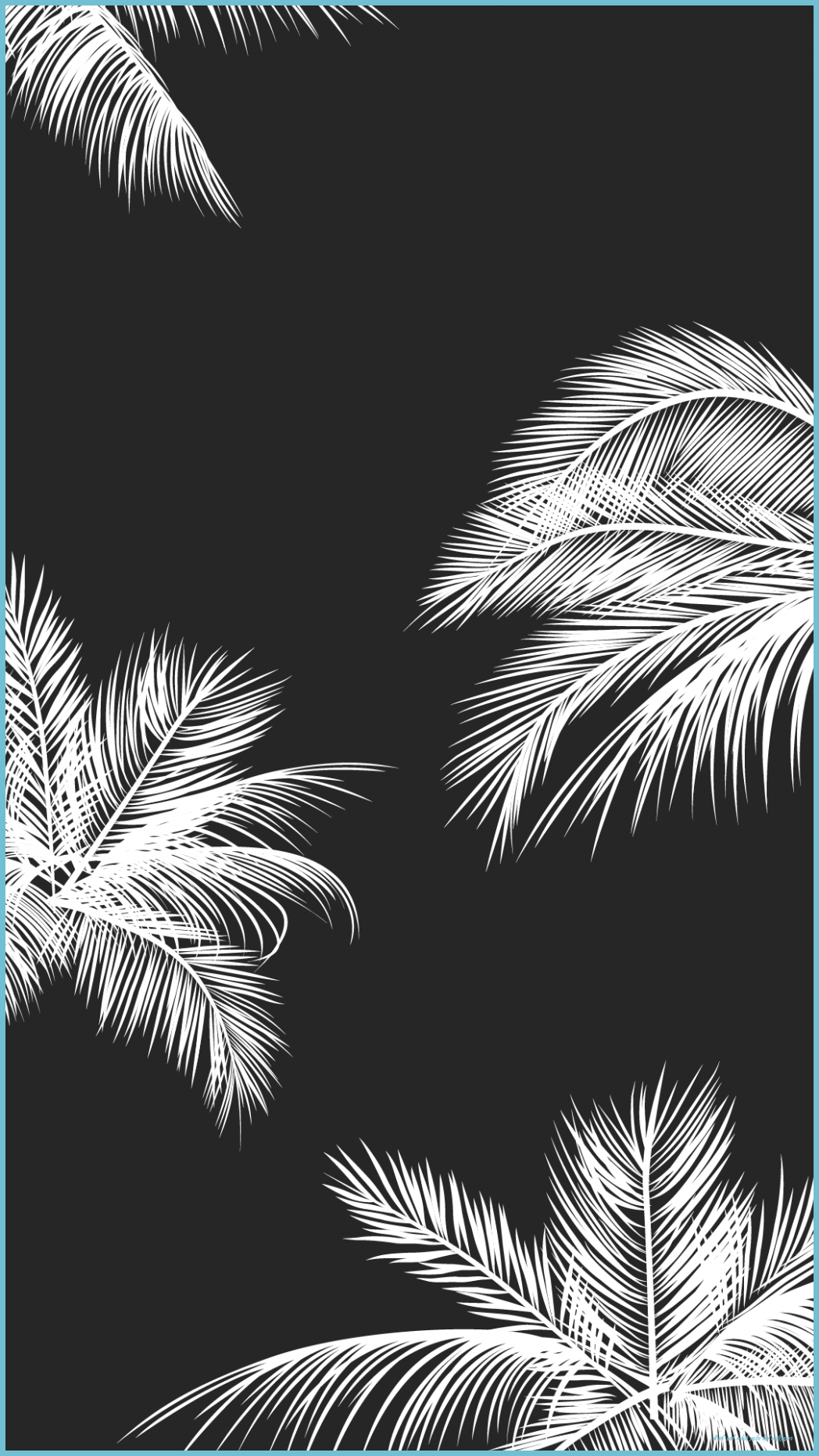 1048x1863 Black White Palm Leaves Palm Trees iPhone Background Phone And White Palm Leaf Wallpaper
