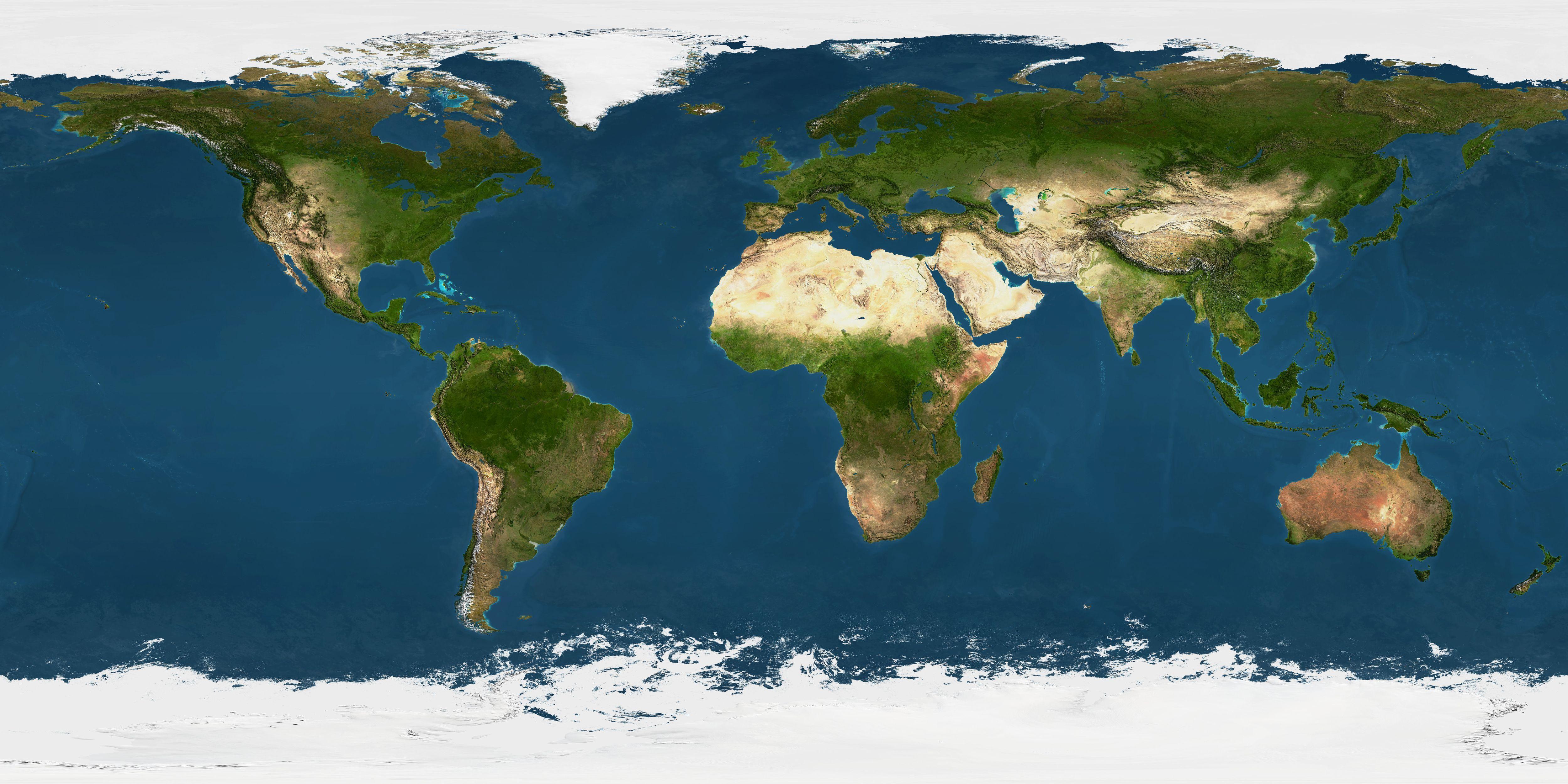 Hình nền và hình nền HD bản đồ thế giới 5000x2500