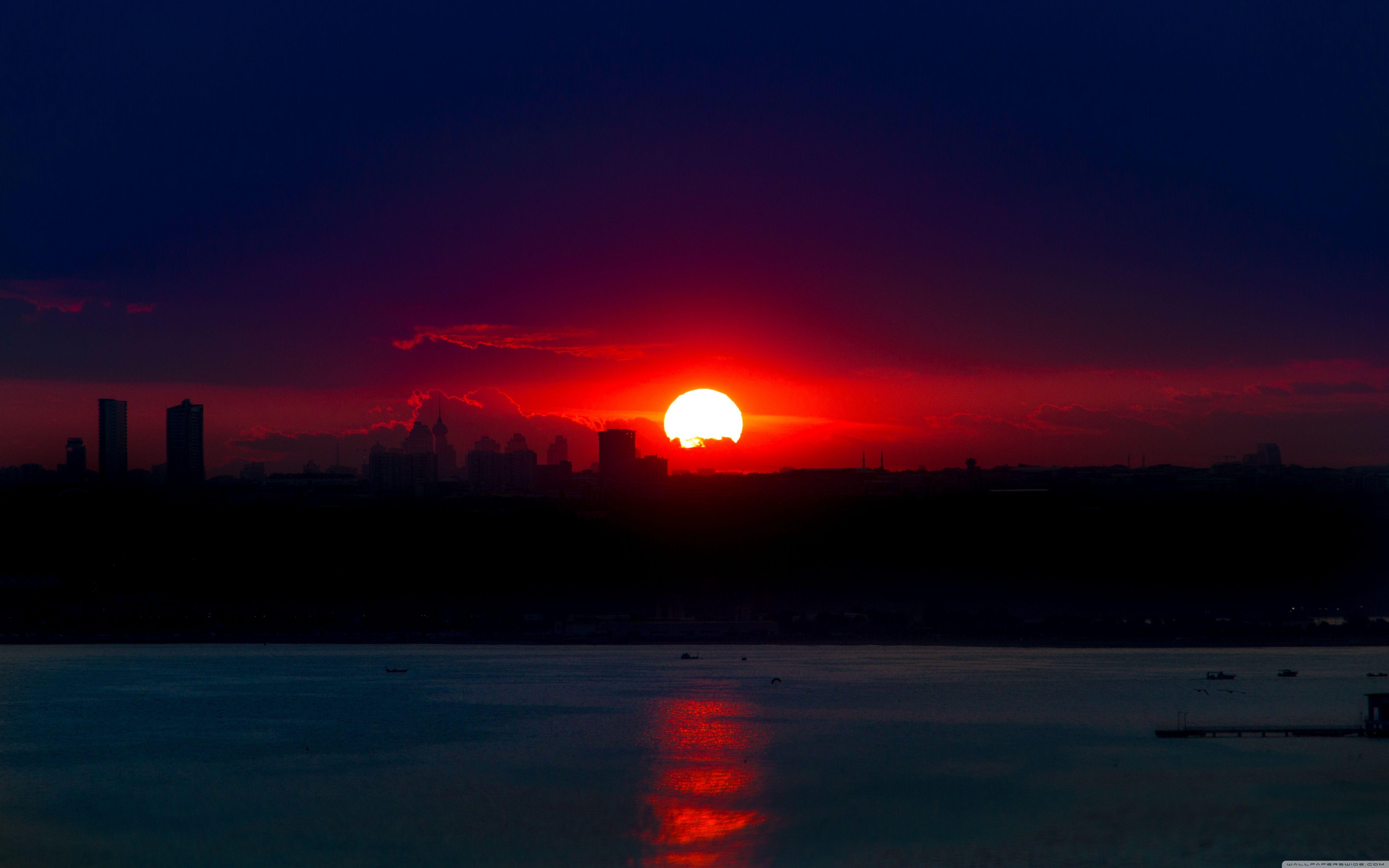 5120x3200 Sunset At Istanbul Turkey ❤ 4K HD Desktop Wallpaper For 4K Ultra HD
