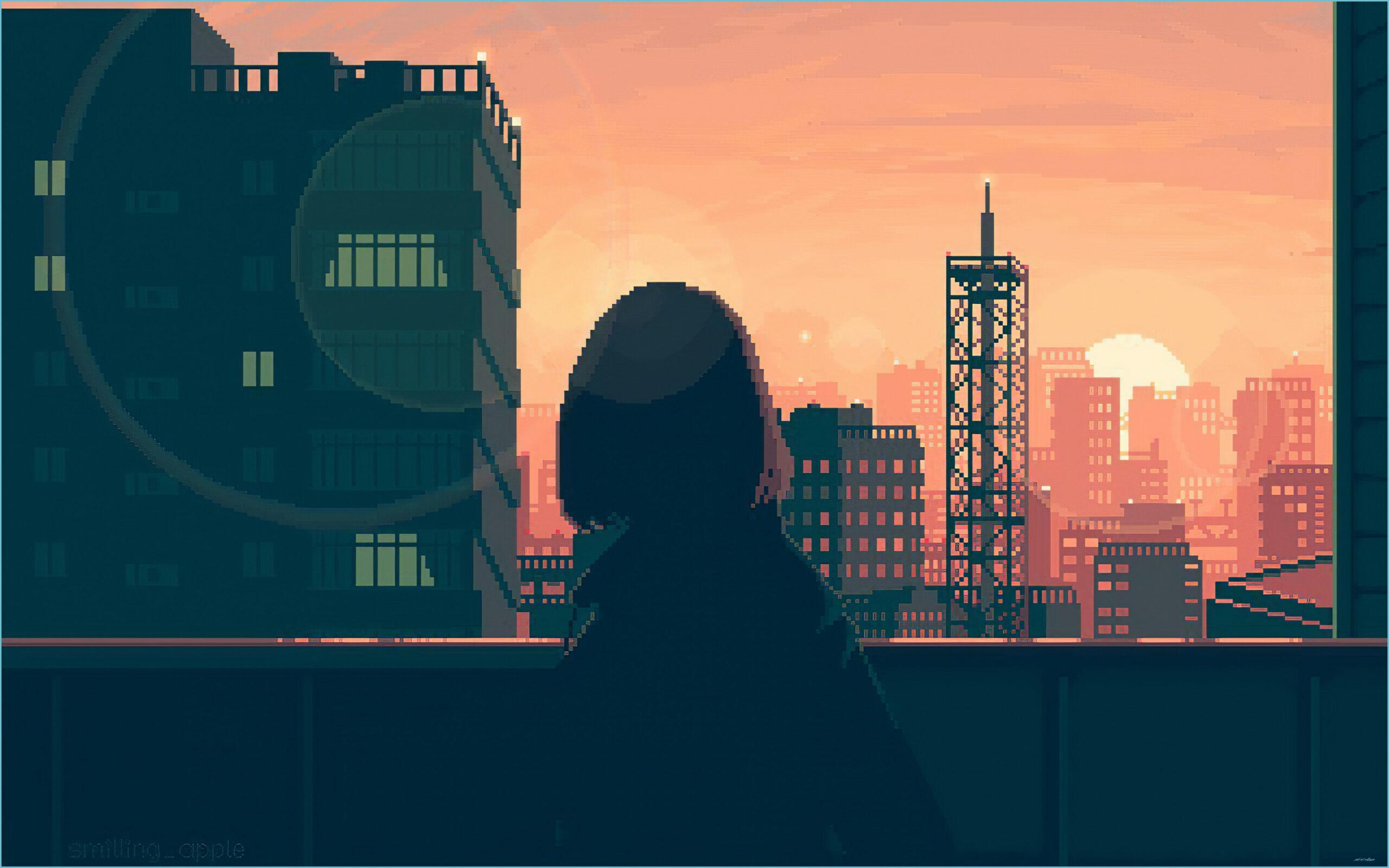2560x1600 Women Pixel Art 9k, HD Artist, 9k Wallpaper, Image, Background Art Wallpaper