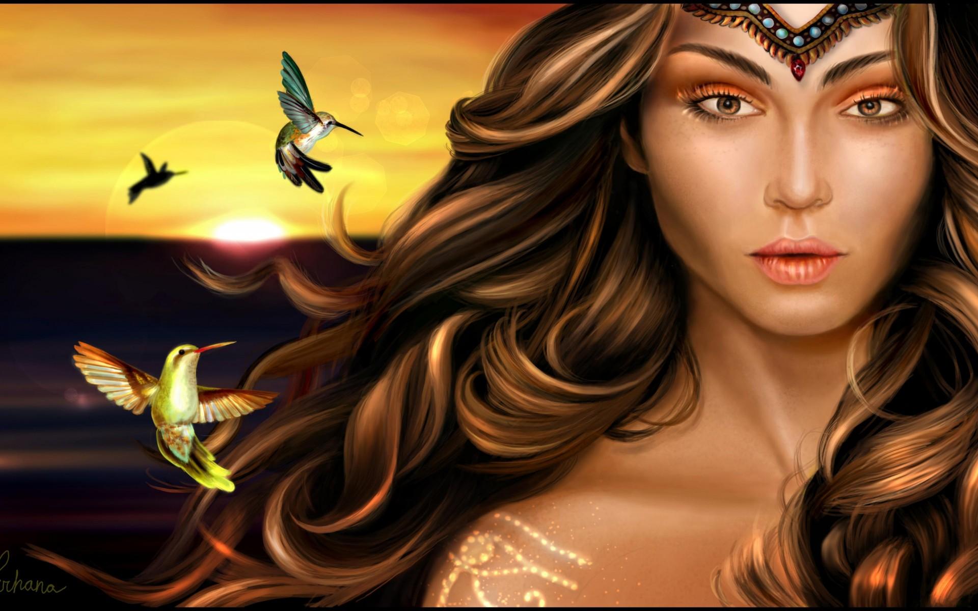 1920x1200 Egyptian Queen Symbols Lady Abstract 3D And Ultra 3840x2160 HD Wallpaper 1483934 :